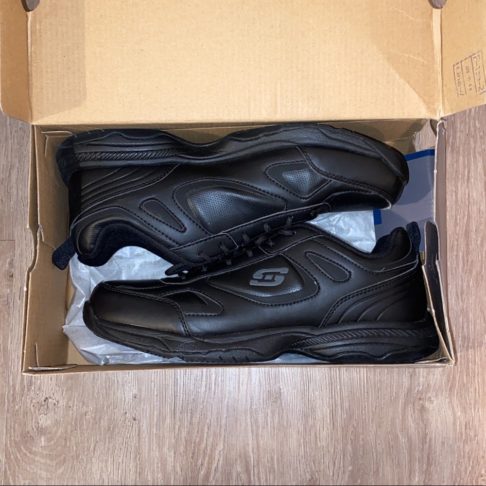 Sketchers Memory Foam Leather Shoes